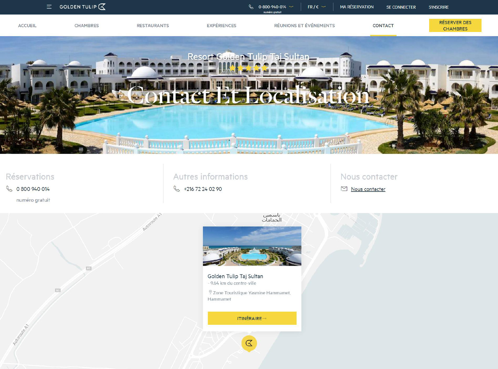 Resort Golden Tulip Taj Sultan