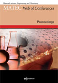 Matec Web of Conferences Journal